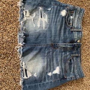 american eagle jean skirt